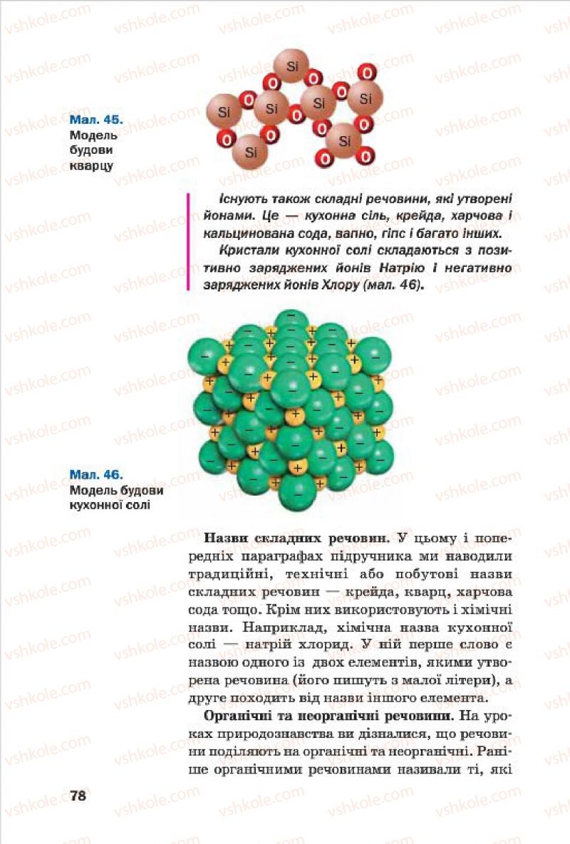 Страница 78 | Підручник Хімія 7 клас П.П. Попель, Л.С. Крикля 2015