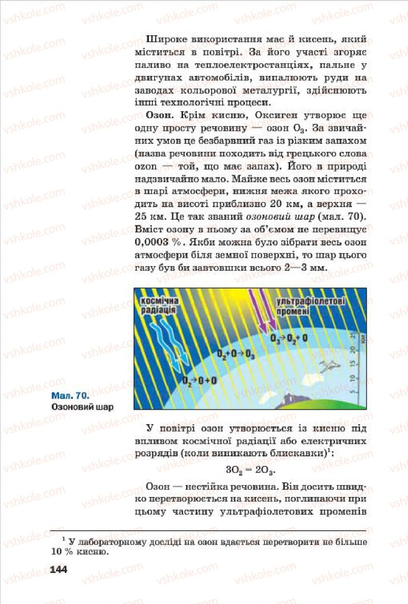 Страница 144 | Підручник Хімія 7 клас П.П. Попель, Л.С. Крикля 2015