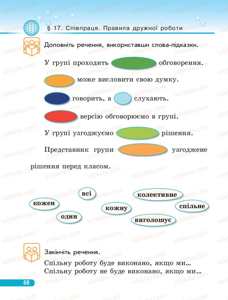 Страница 68 | Підручник Людина і світ 3 клас О.В. Тагліна, Г.Ж. Іванова 2013