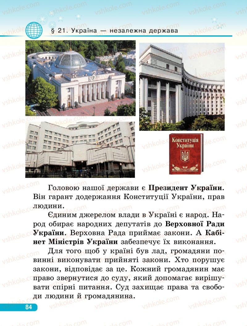 Страница 84 | Підручник Людина і світ 3 клас О.В. Тагліна, Г.Ж. Іванова 2013