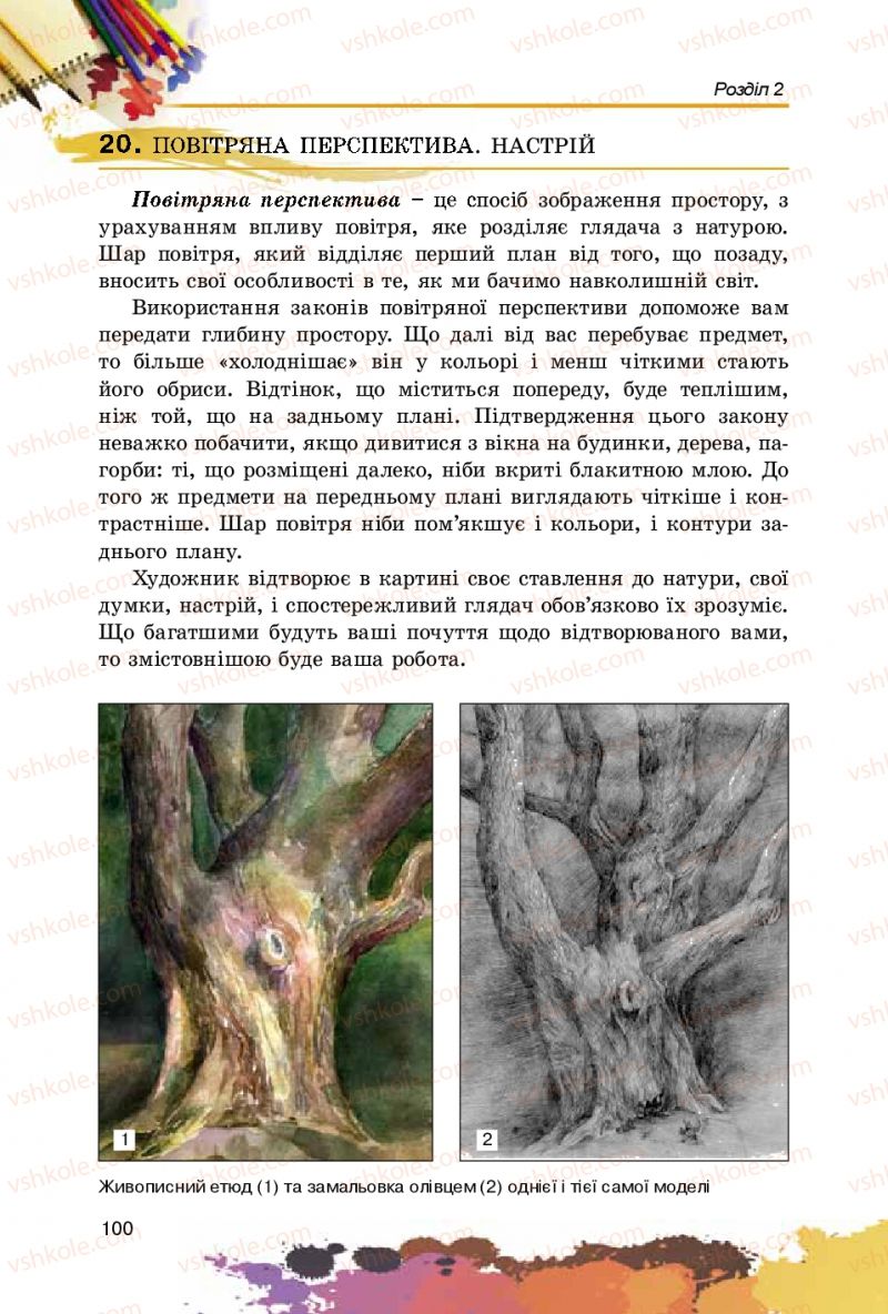 Страница 100 | Підручник Образотворче мистецтво 5 клас С.М. Железняк, О.В. Ламонова 2016