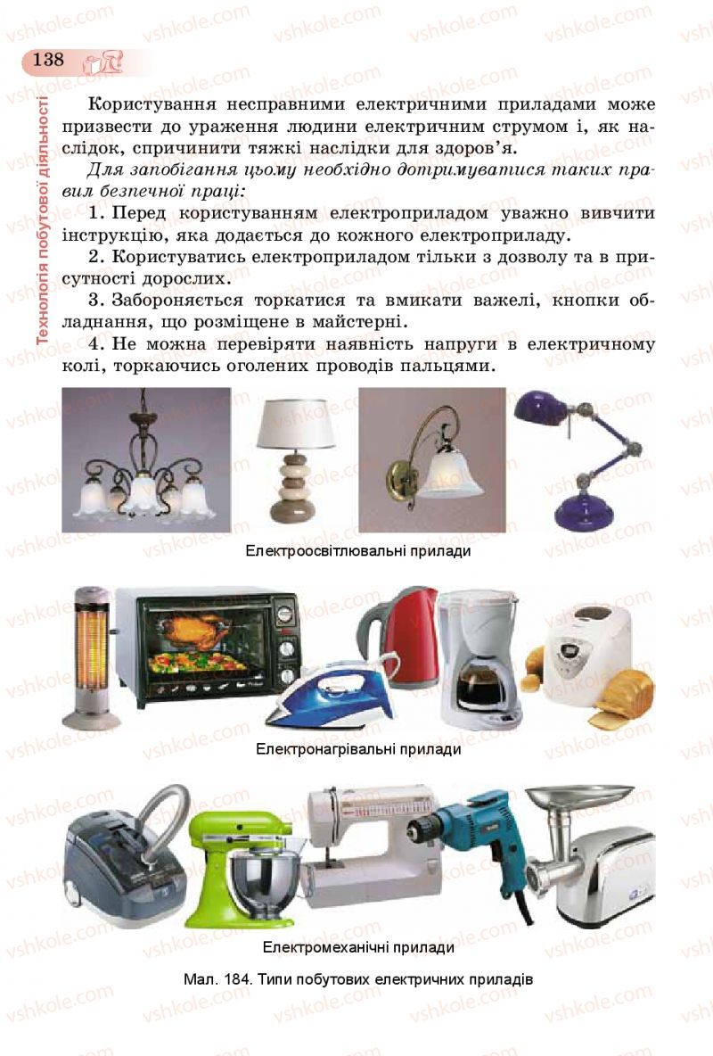 Страница 138 | Підручник Трудове навчання 5 клас Б.М. Терещук, В.К. Загорний, В.М. Гащак 2013 Для хлопців