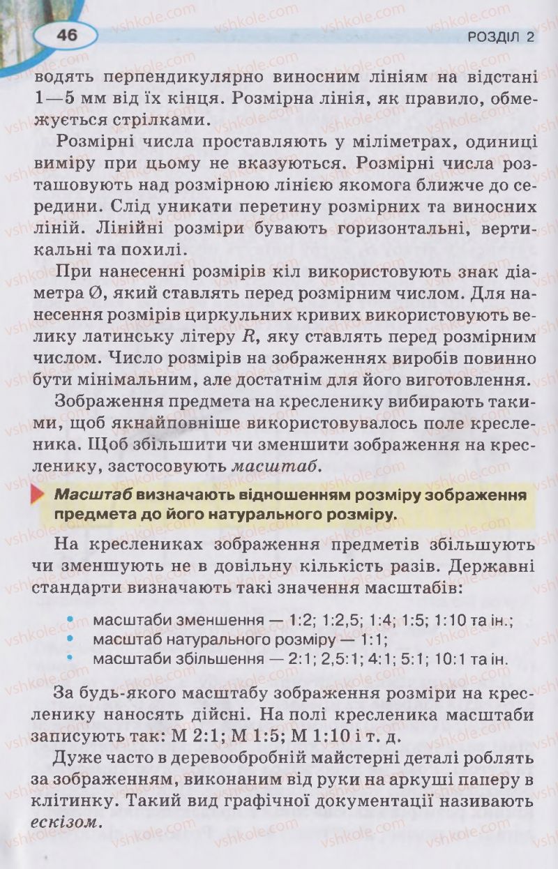Страница 46 | Підручник Трудове навчання 5 клас В.К. Сидоренко, Д.В. Лебедев, А.М. Гедзик 2013 Для хлопців