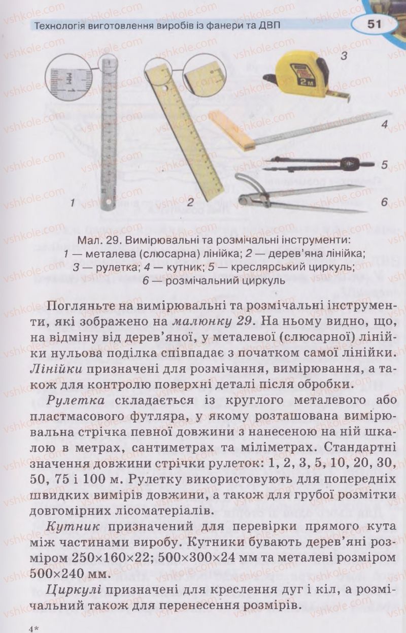 Страница 51 | Підручник Трудове навчання 5 клас В.К. Сидоренко, Д.В. Лебедев, А.М. Гедзик 2013 Для хлопців