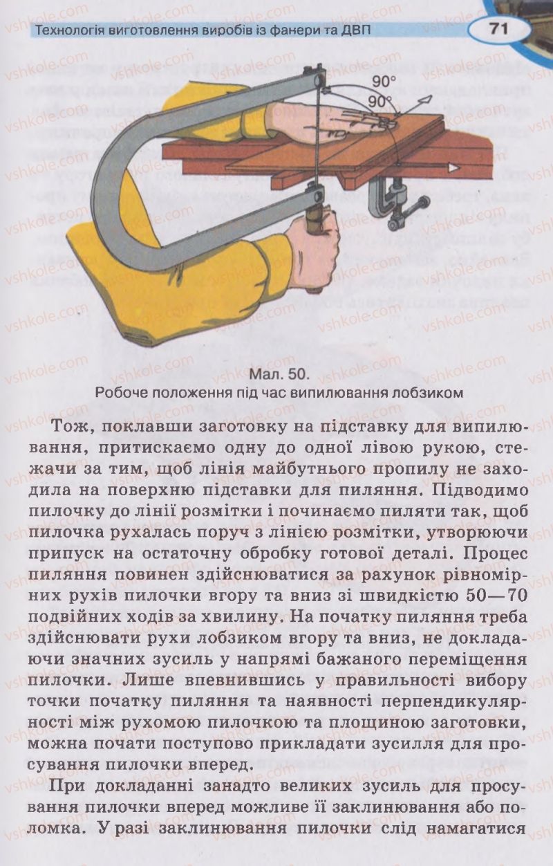 Страница 71 | Підручник Трудове навчання 5 клас В.К. Сидоренко, Д.В. Лебедев, А.М. Гедзик 2013 Для хлопців