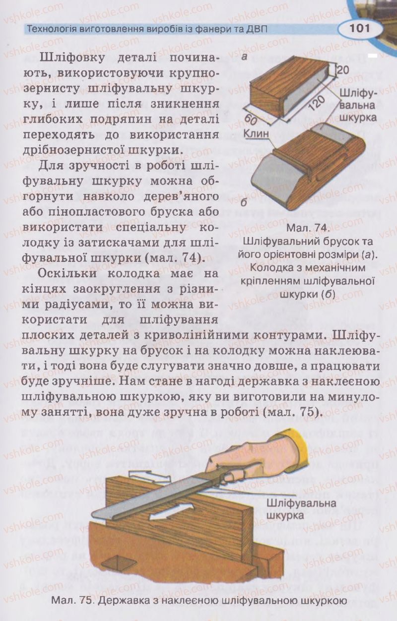 Страница 101 | Підручник Трудове навчання 5 клас В.К. Сидоренко, Д.В. Лебедев, А.М. Гедзик 2013 Для хлопців
