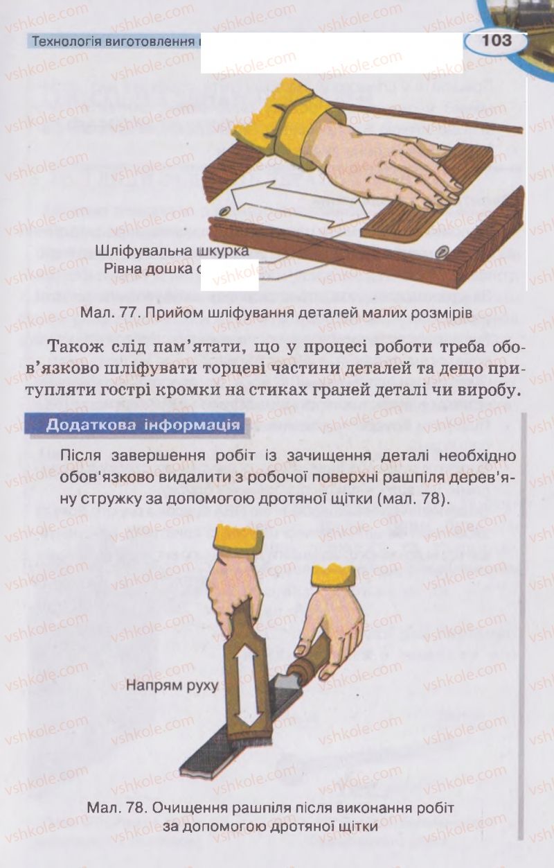 Страница 103 | Підручник Трудове навчання 5 клас В.К. Сидоренко, Д.В. Лебедев, А.М. Гедзик 2013 Для хлопців