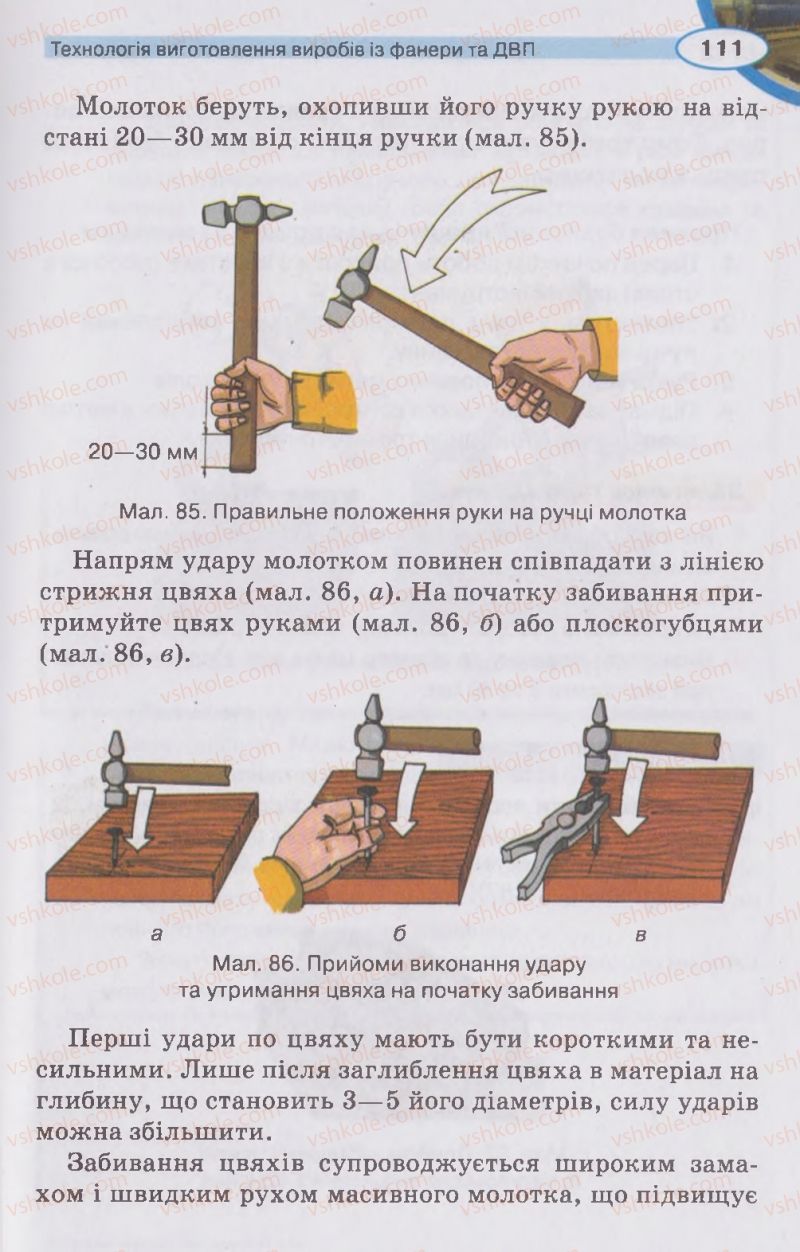 Страница 111 | Підручник Трудове навчання 5 клас В.К. Сидоренко, Д.В. Лебедев, А.М. Гедзик 2013 Для хлопців