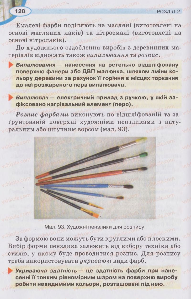 Страница 120 | Підручник Трудове навчання 5 клас В.К. Сидоренко, Д.В. Лебедев, А.М. Гедзик 2013 Для хлопців