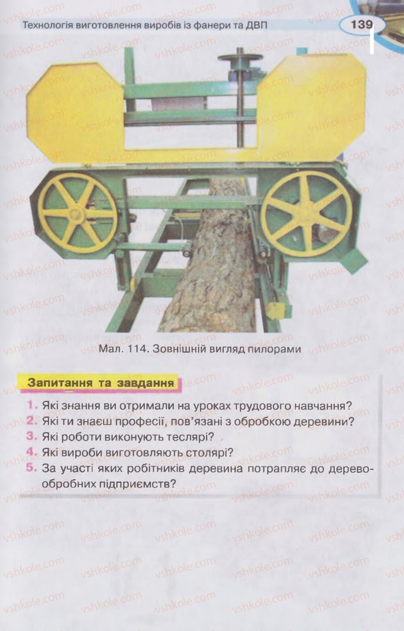 Страница 139 | Підручник Трудове навчання 5 клас В.К. Сидоренко, Д.В. Лебедев, А.М. Гедзик 2013 Для хлопців