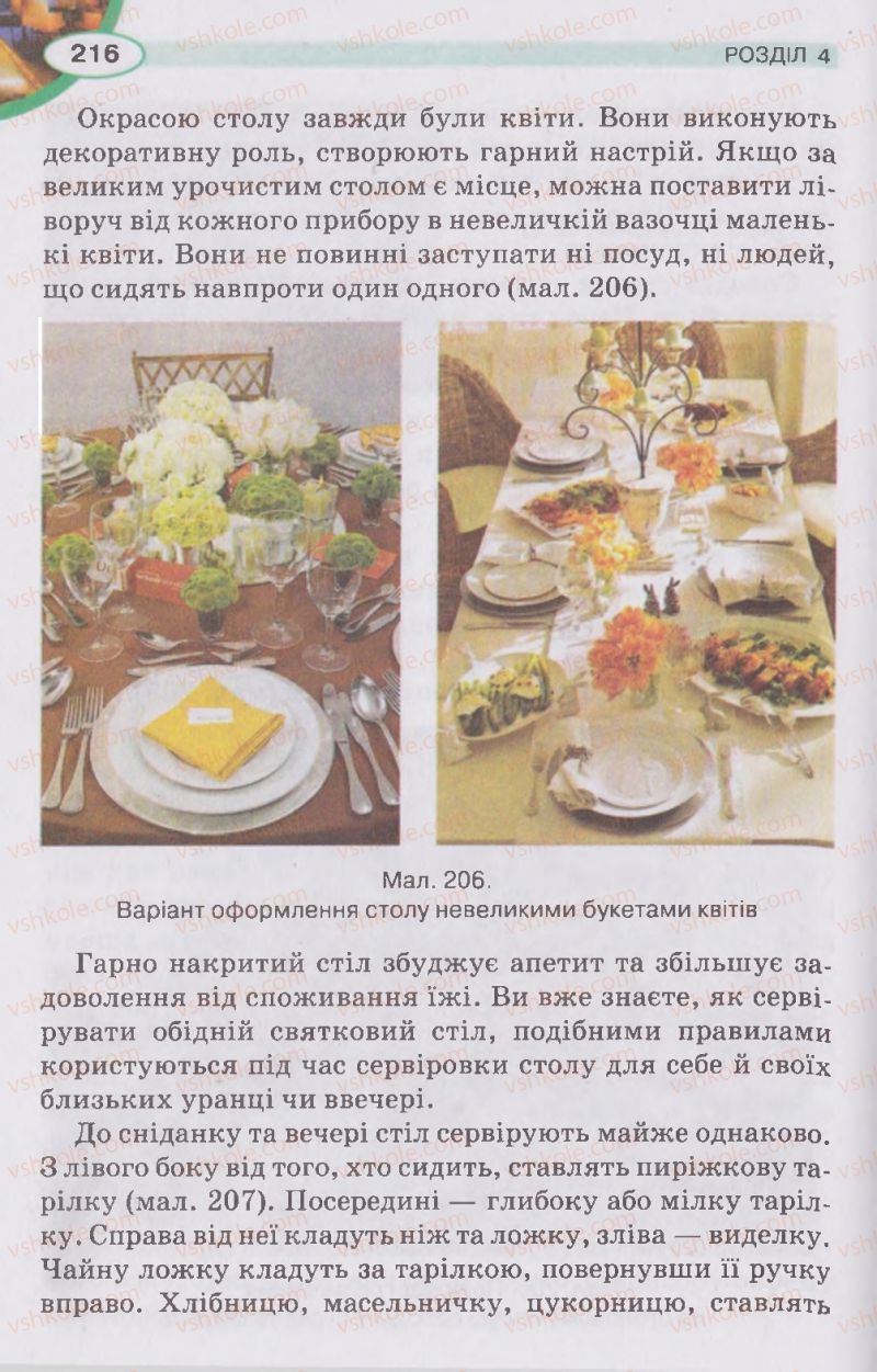 Страница 216 | Підручник Трудове навчання 5 клас В.К. Сидоренко, Д.В. Лебедев, А.М. Гедзик 2013 Для хлопців