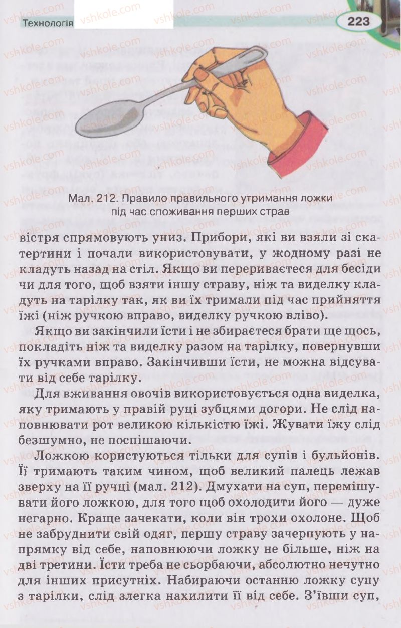 Страница 223 | Підручник Трудове навчання 5 клас В.К. Сидоренко, Д.В. Лебедев, А.М. Гедзик 2013 Для хлопців