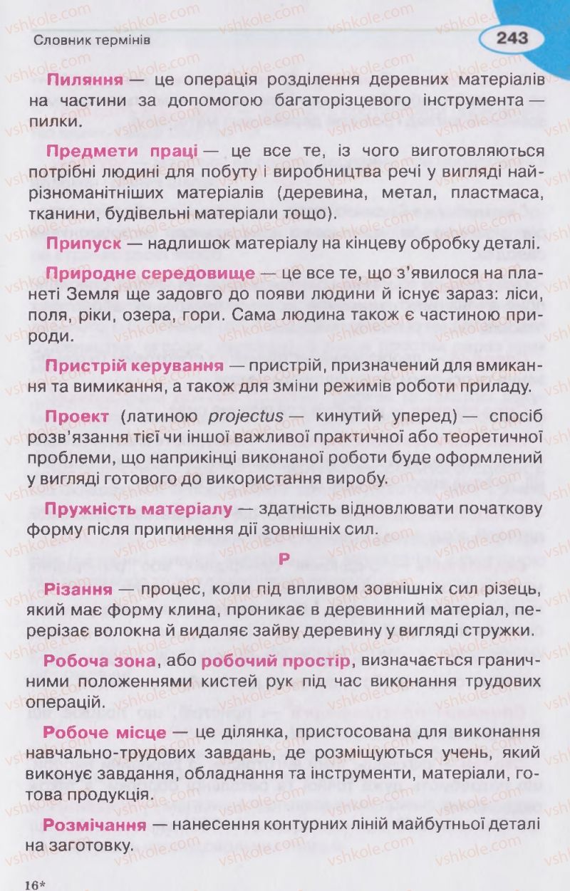 Страница 243 | Підручник Трудове навчання 5 клас В.К. Сидоренко, Д.В. Лебедев, А.М. Гедзик 2013 Для хлопців