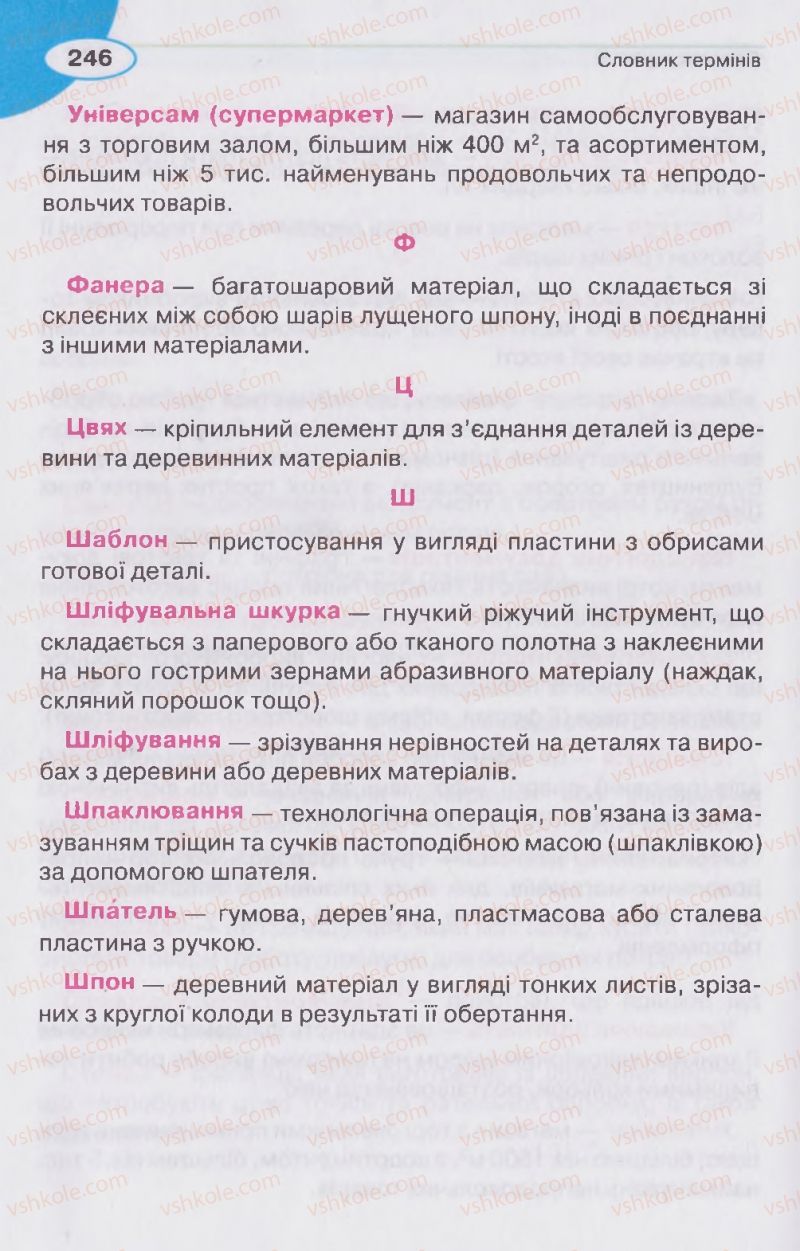 Страница 246 | Підручник Трудове навчання 5 клас В.К. Сидоренко, Д.В. Лебедев, А.М. Гедзик 2013 Для хлопців