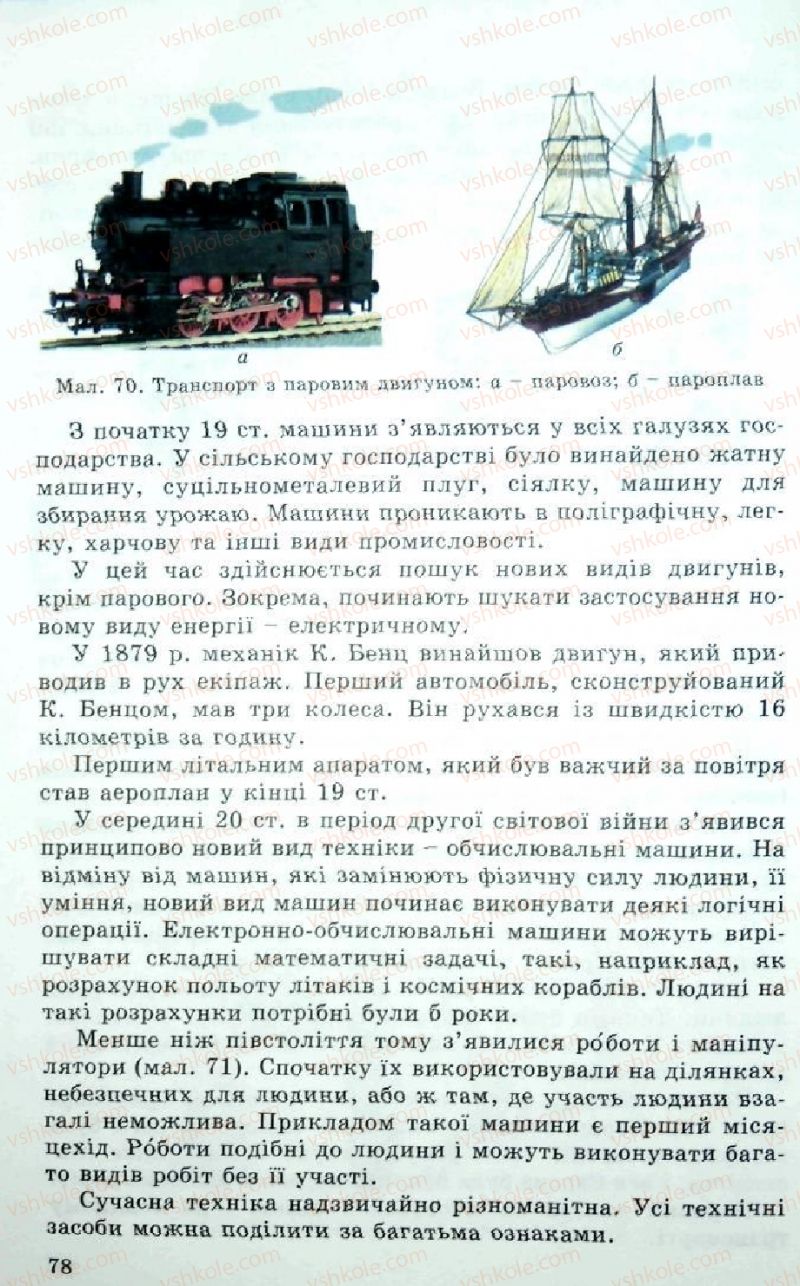 Страница 78 | Підручник Трудове навчання 5 клас Л.I. Денисенко, О.М. Романчук, О.П. Гнеденко 2005