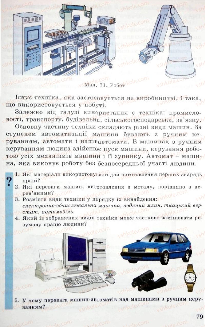 Страница 79 | Підручник Трудове навчання 5 клас Л.I. Денисенко, О.М. Романчук, О.П. Гнеденко 2005