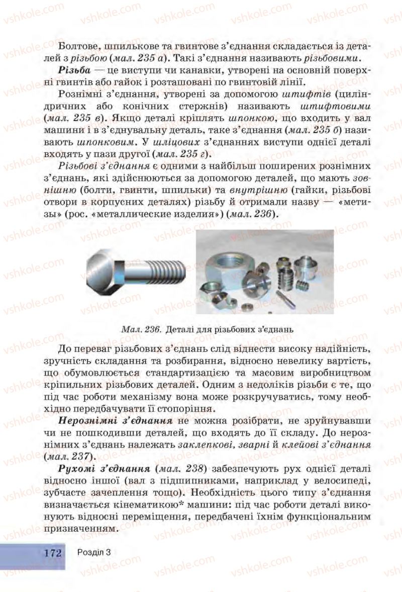 Страница 172 | Підручник Трудове навчання 6 клас І.Ю. Ходзицька, Н.М. Павич, О.В. Горобець 2014 Для дівчат