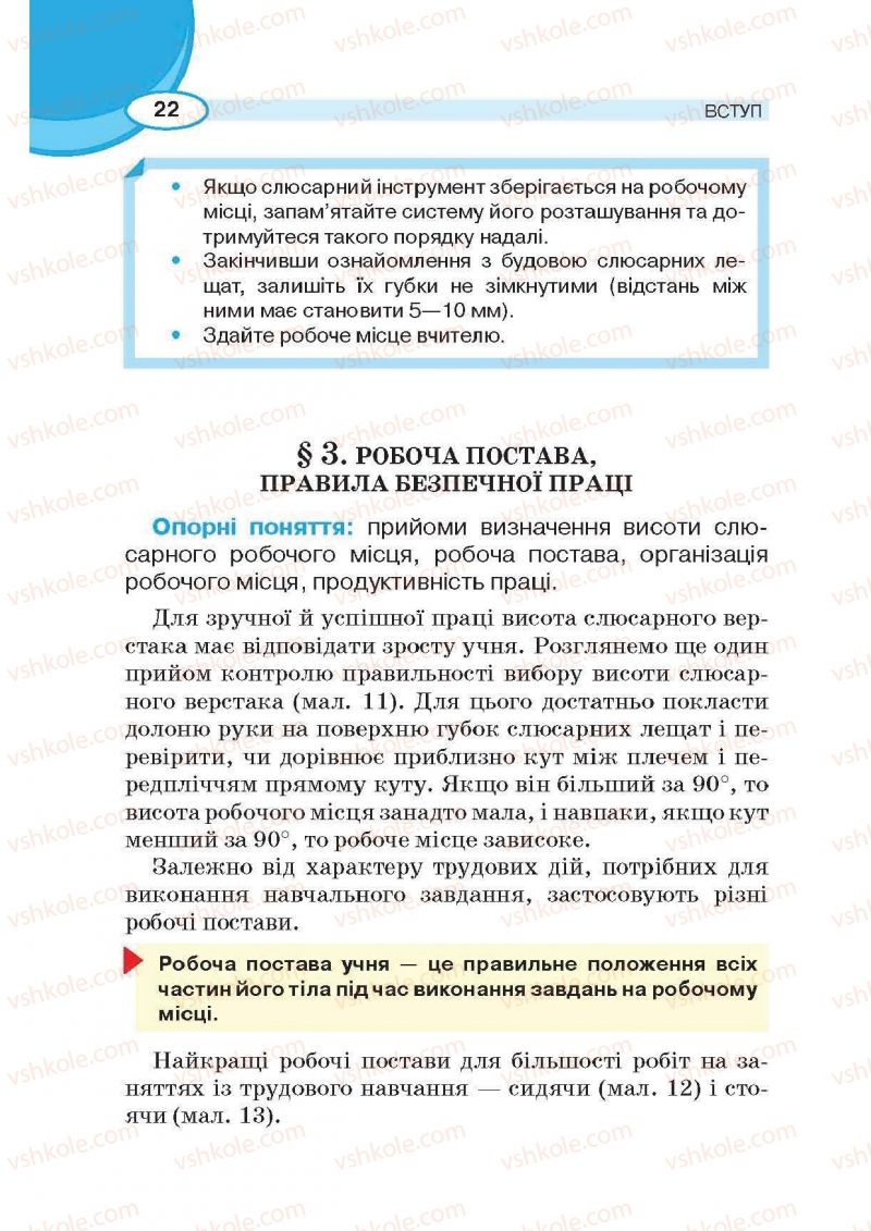Страница 22 | Підручник Трудове навчання 6 клас В.К. Сидоренко, Д.В. Лебедев, А.М. Гедзик 2014 Для хлопців