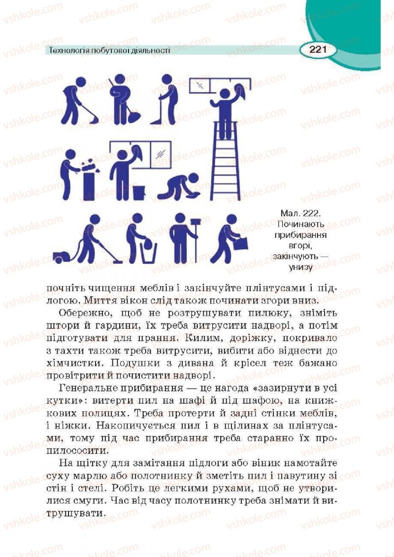 Страница 221 | Підручник Трудове навчання 6 клас В.К. Сидоренко, Д.В. Лебедев, А.М. Гедзик 2014 Для хлопців