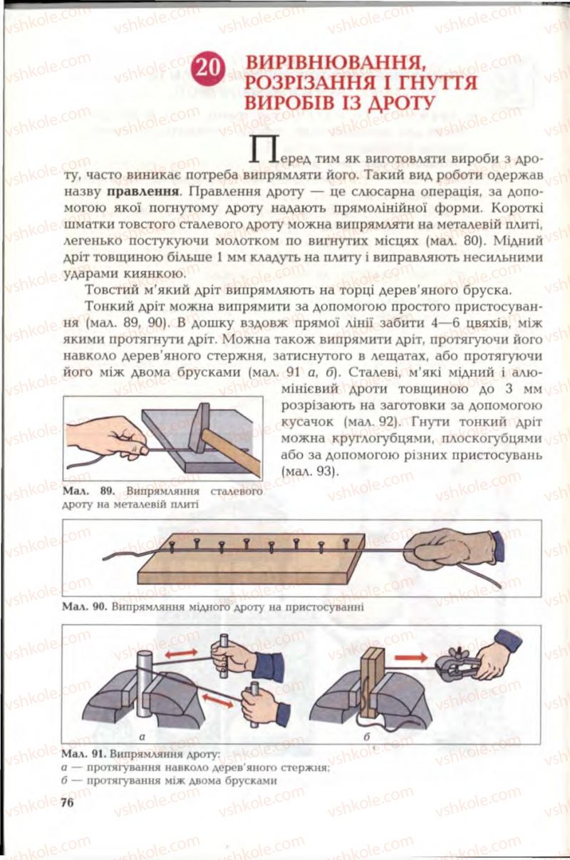 Страница 76 | Підручник Трудове навчання 6 клас В.М. Мадзігон, Г.А. Кондратюк, Г.Є. Левченко 2006 Технічні види праці