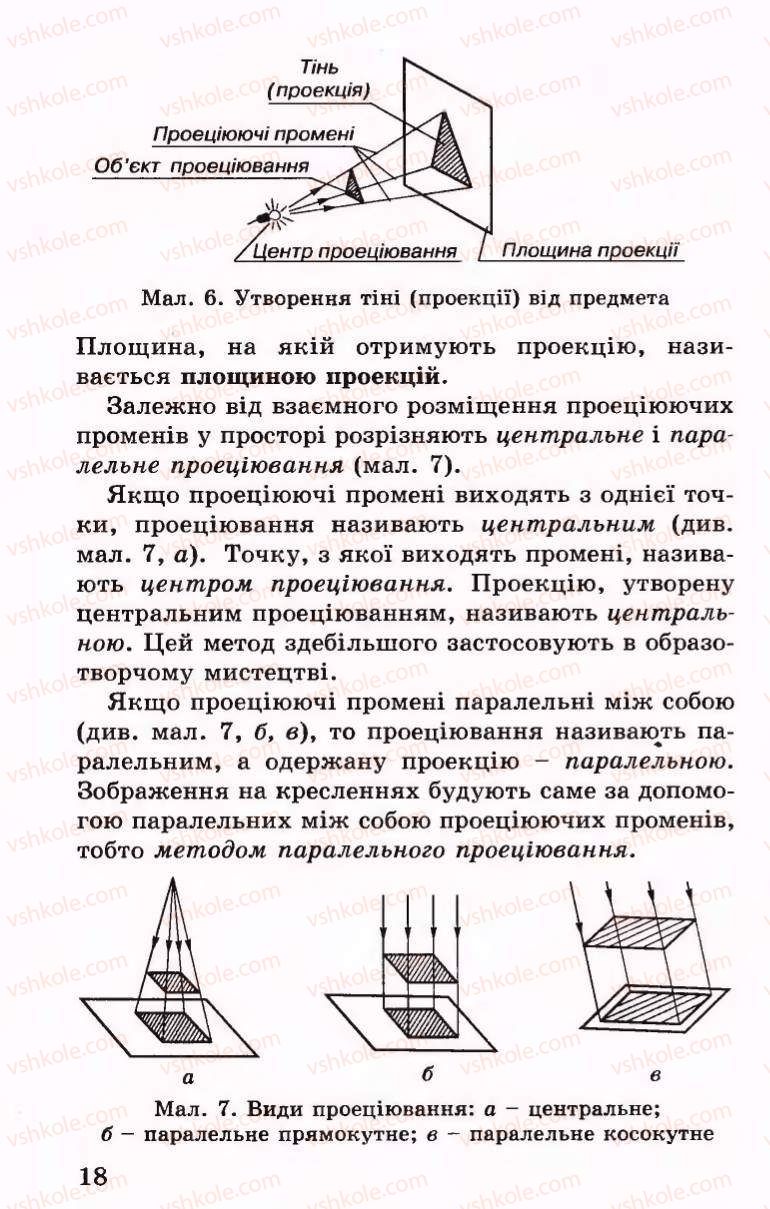 Страница 18 | Підручник Трудове навчання 6 клас Б.М.Терещук, В.І. Туташинський, В.К.Сидоренко 2006 Технічні види праці