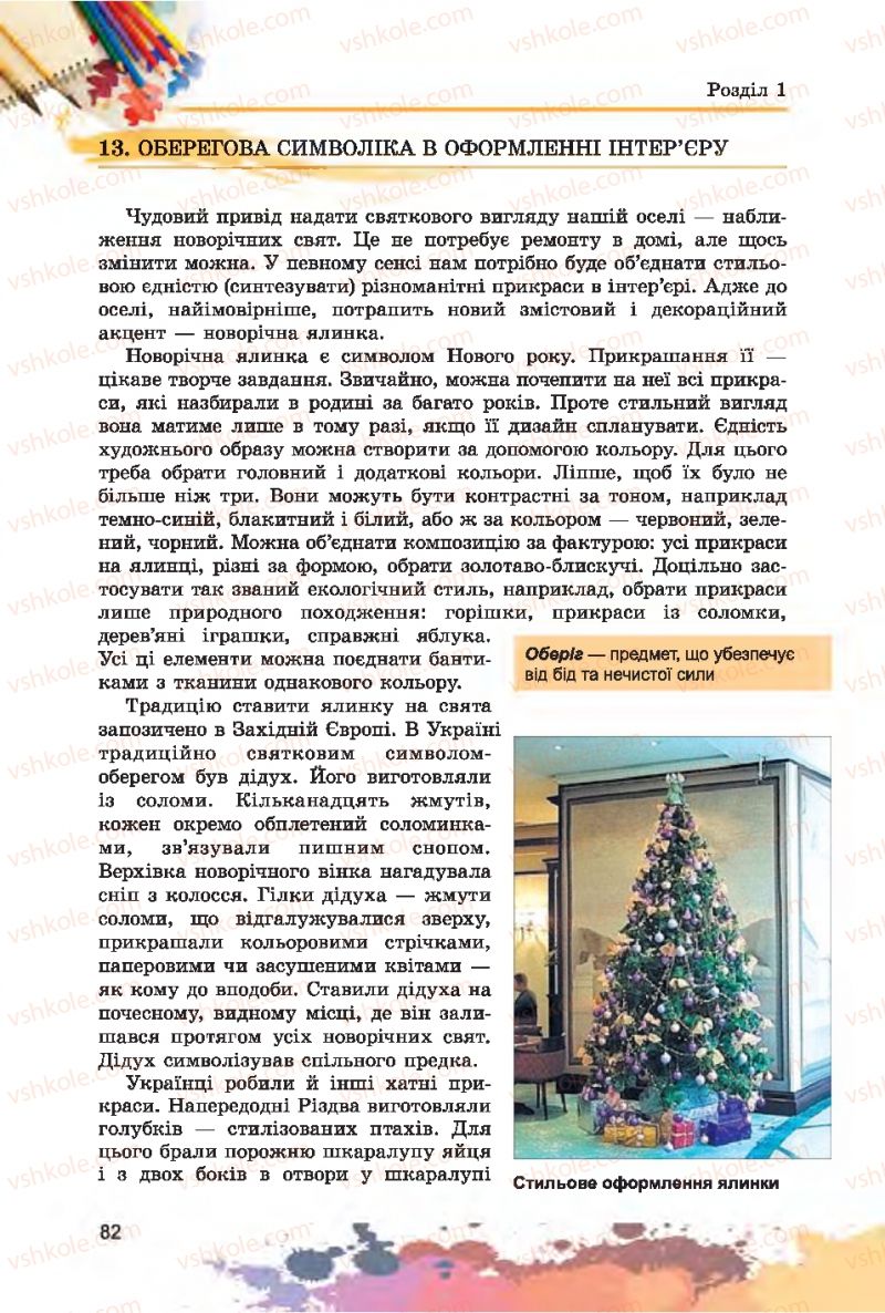 Страница 82 | Підручник Образотворче мистецтво 7 клас С.М. Железняк, О.В. Ламонова 2015