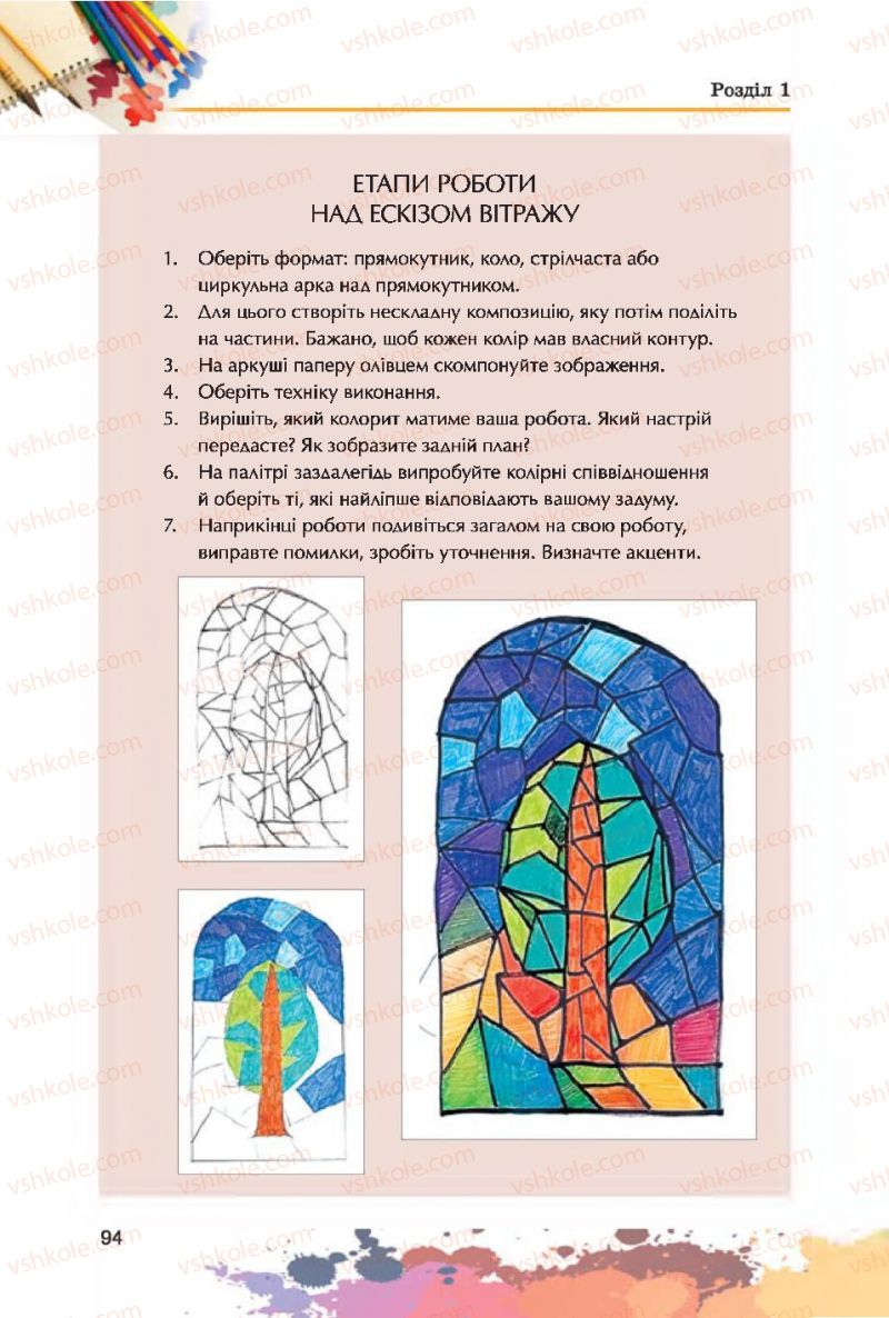 Страница 94 | Підручник Образотворче мистецтво 7 клас С.М. Железняк, О.В. Ламонова 2015