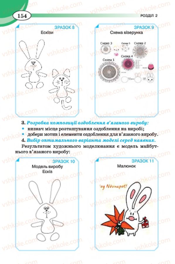 Страница 154 | Підручник Трудове навчання 7 клас Т.С. Мачача, В.П. Титаренко, Г.М. Гаврилюк 2015 Для дівчат