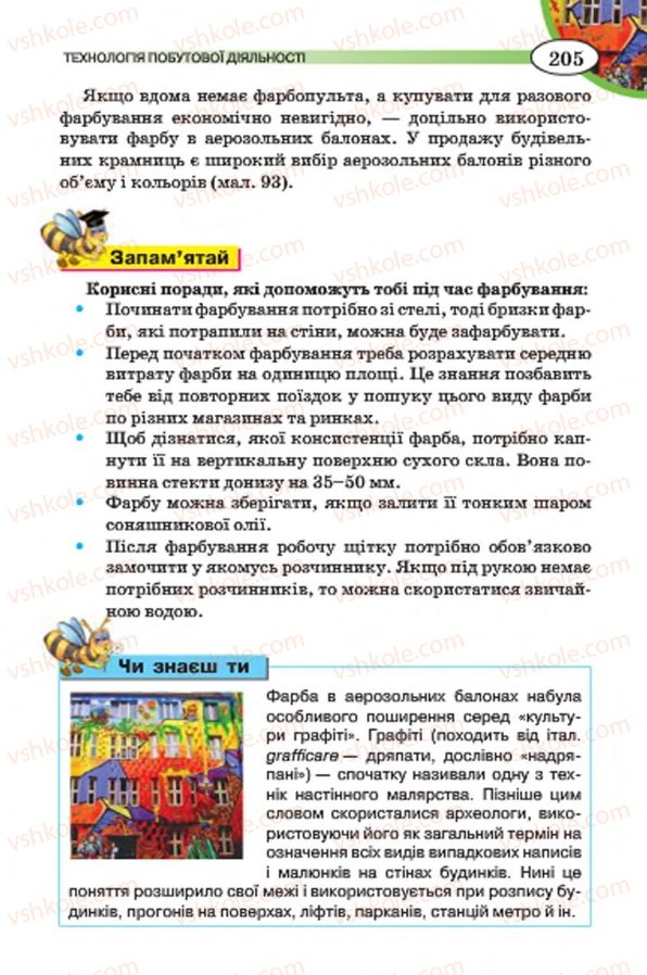 Страница 205 | Підручник Трудове навчання 7 клас Т.С. Мачача, В.П. Титаренко, Г.М. Гаврилюк 2015 Для дівчат