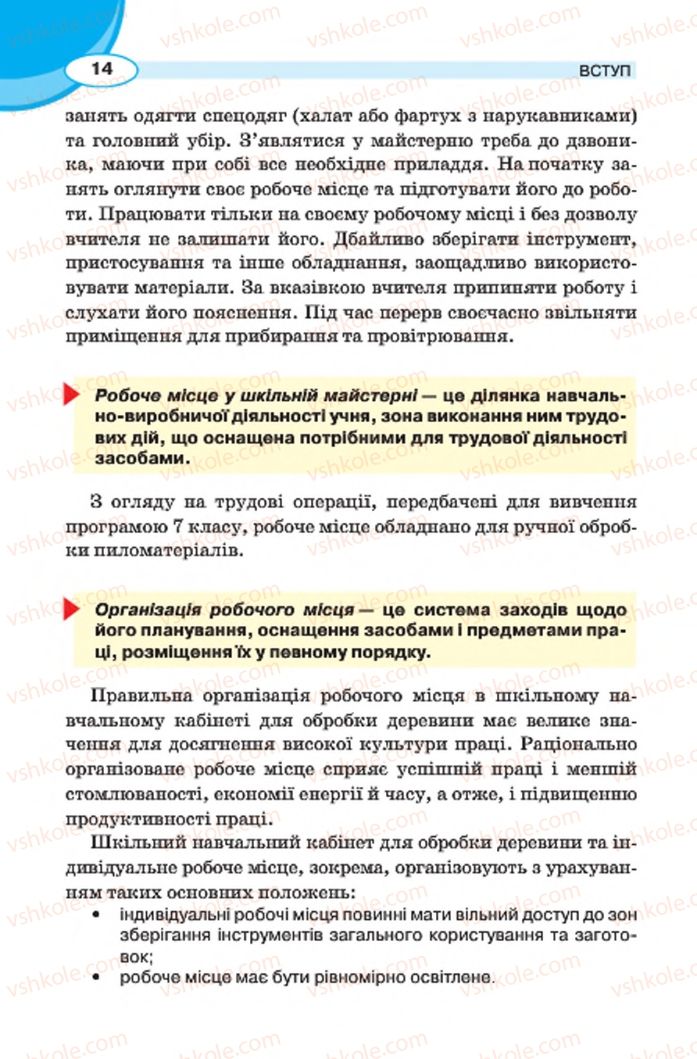 Страница 14 | Підручник Трудове навчання 7 клас В.К. Сидоренко, Д.В. Лебедев, А.М. Гедзик 2015 Для хлопців