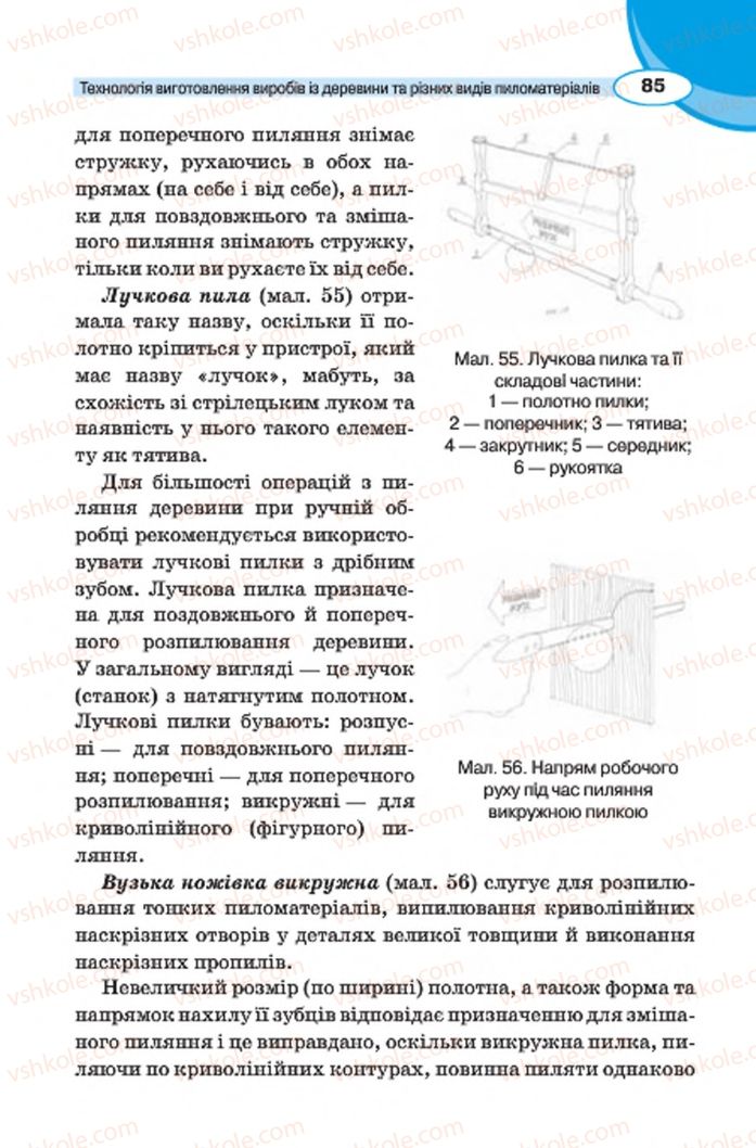Страница 85 | Підручник Трудове навчання 7 клас В.К. Сидоренко, Д.В. Лебедев, А.М. Гедзик 2015 Для хлопців