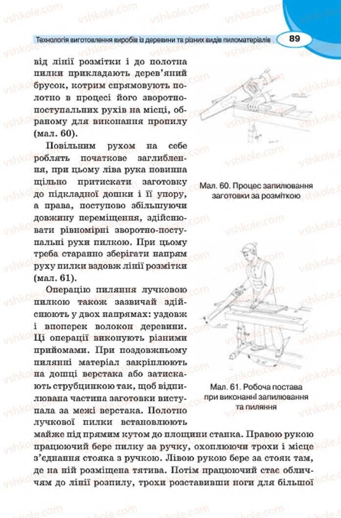 Страница 89 | Підручник Трудове навчання 7 клас В.К. Сидоренко, Д.В. Лебедев, А.М. Гедзик 2015 Для хлопців