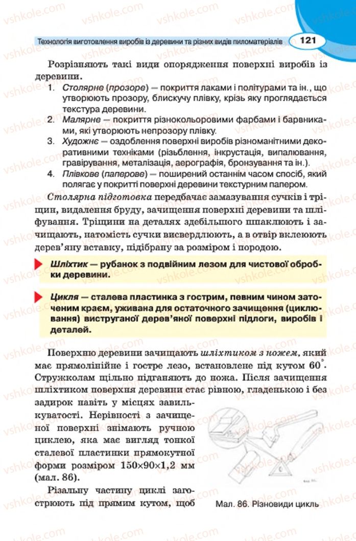 Страница 121 | Підручник Трудове навчання 7 клас В.К. Сидоренко, Д.В. Лебедев, А.М. Гедзик 2015 Для хлопців