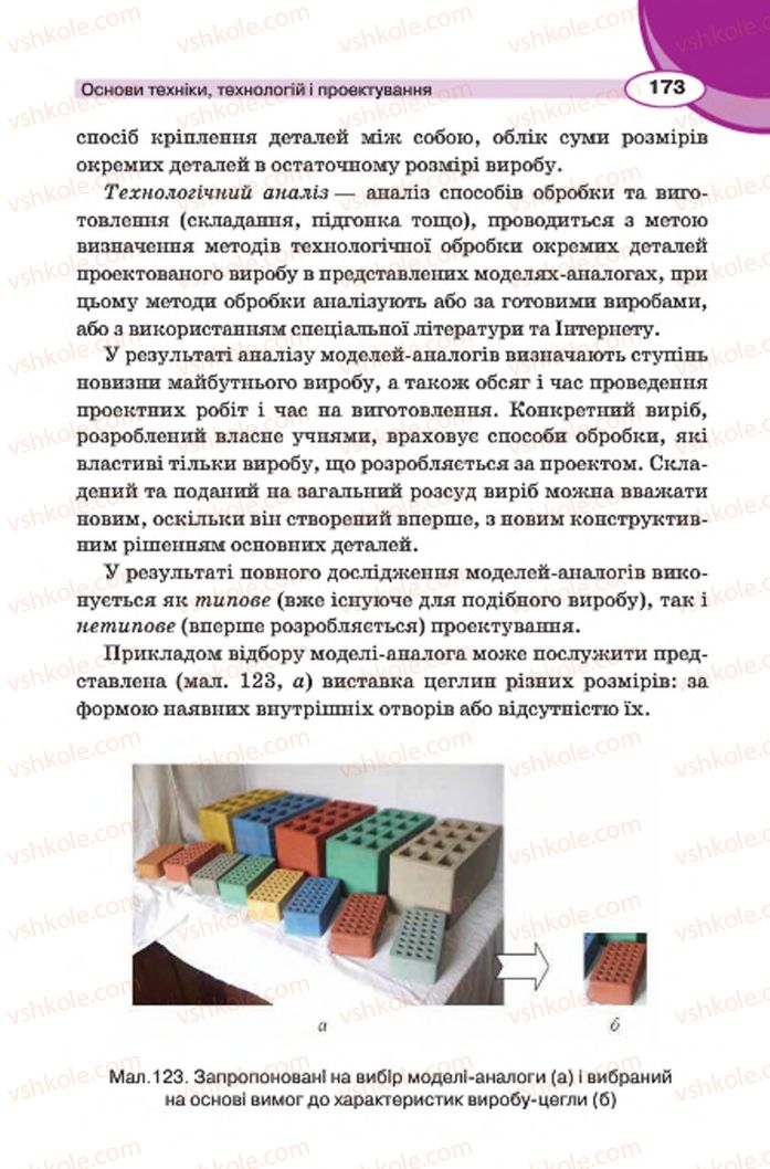 Страница 173 | Підручник Трудове навчання 7 клас В.К. Сидоренко, Д.В. Лебедев, А.М. Гедзик 2015 Для хлопців