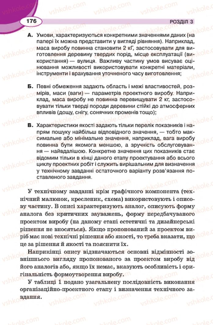 Страница 176 | Підручник Трудове навчання 7 клас В.К. Сидоренко, Д.В. Лебедев, А.М. Гедзик 2015 Для хлопців
