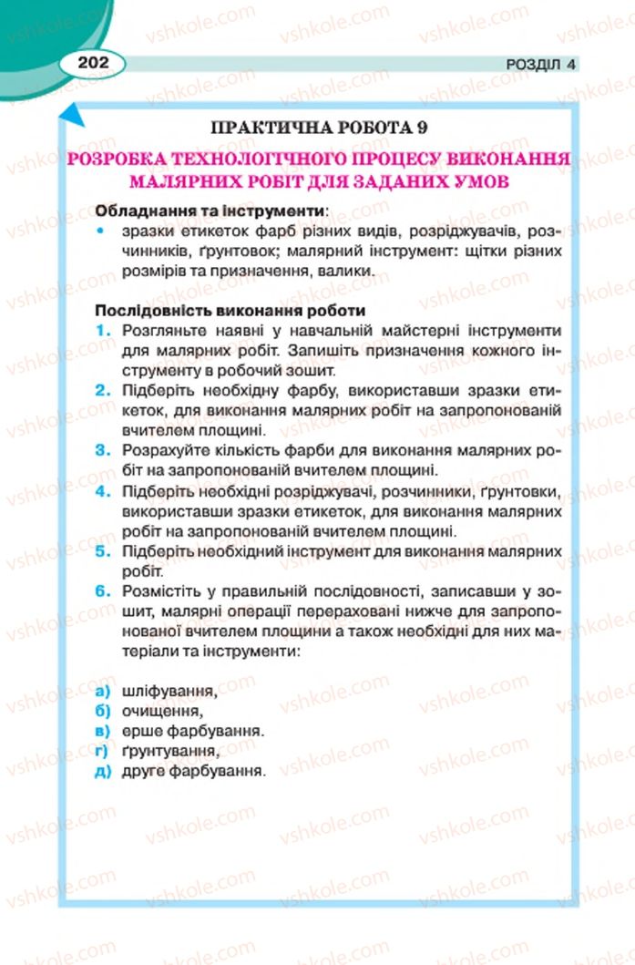 Страница 202 | Підручник Трудове навчання 7 клас В.К. Сидоренко, Д.В. Лебедев, А.М. Гедзик 2015 Для хлопців