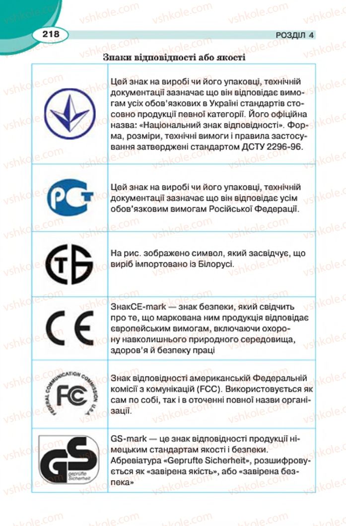 Страница 218 | Підручник Трудове навчання 7 клас В.К. Сидоренко, Д.В. Лебедев, А.М. Гедзик 2015 Для хлопців