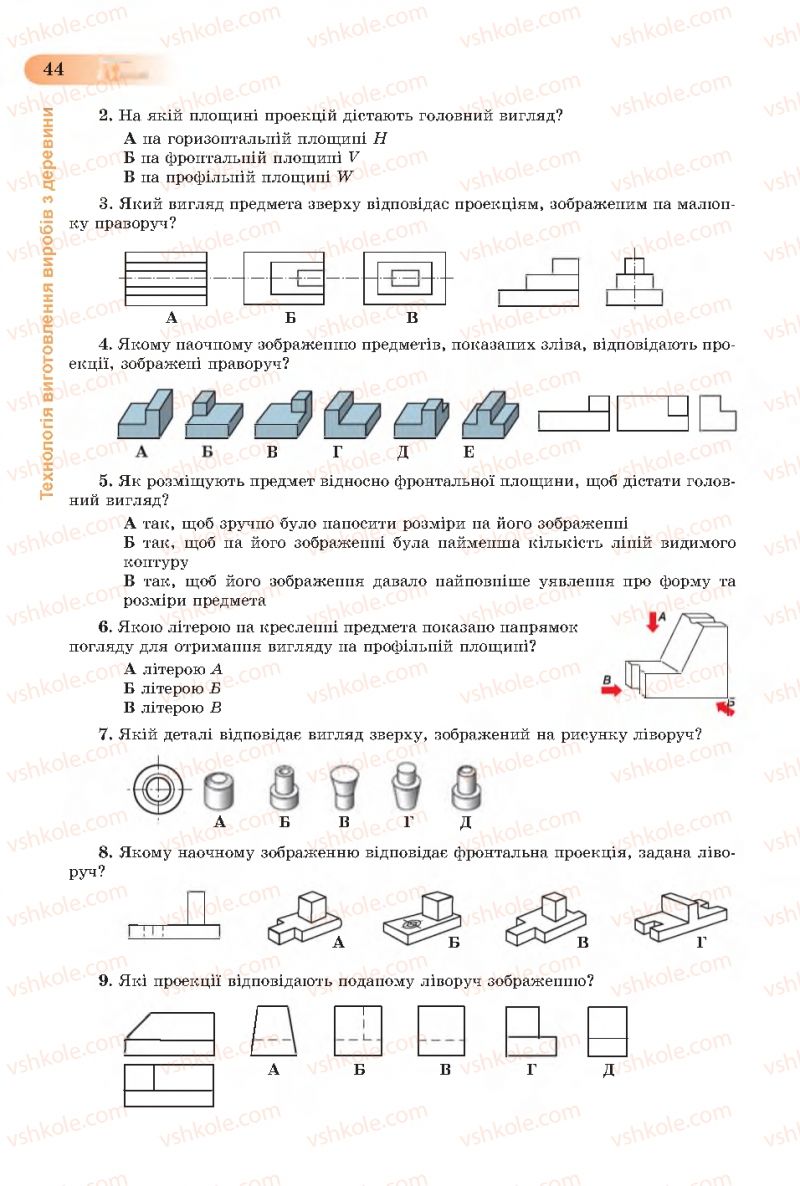 Страница 44 | Підручник Трудове навчання 7 клас Б.М. Терещук, С.М. Дятленко, В.М. Гащак 2015 Для хлопців