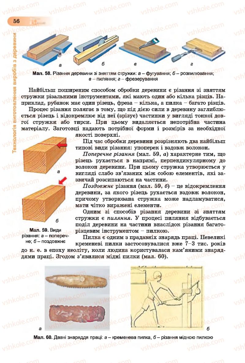 Страница 56 | Підручник Трудове навчання 7 клас Б.М. Терещук, С.М. Дятленко, В.М. Гащак 2015 Для хлопців