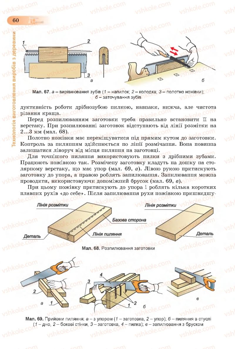 Страница 60 | Підручник Трудове навчання 7 клас Б.М. Терещук, С.М. Дятленко, В.М. Гащак 2015 Для хлопців