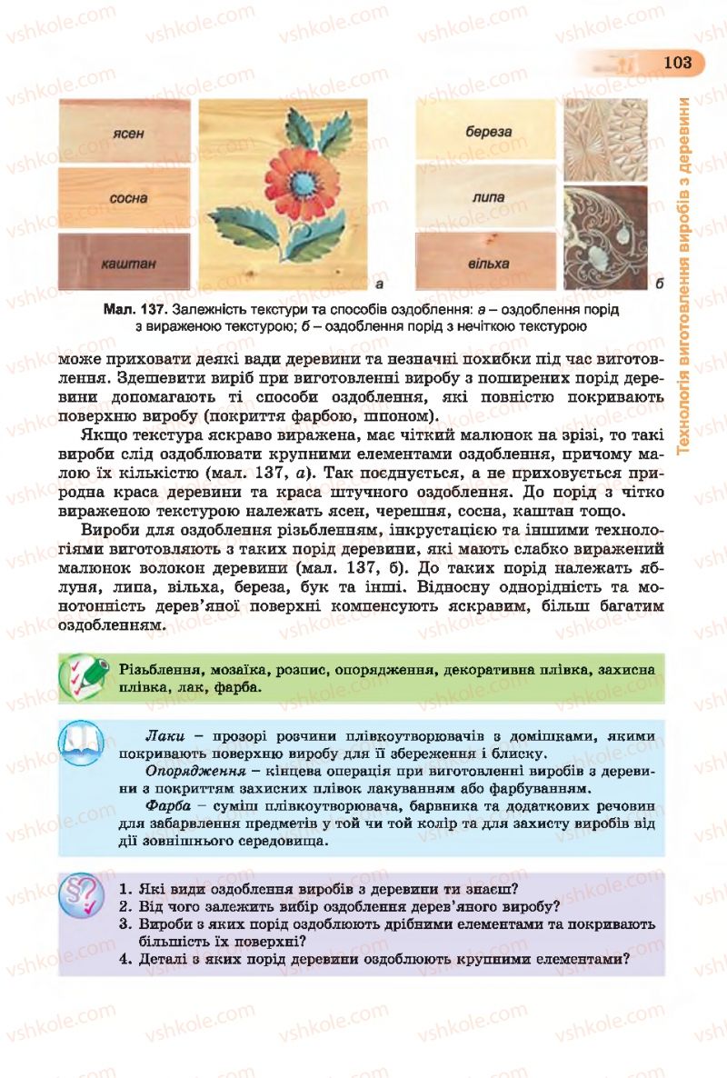 Страница 103 | Підручник Трудове навчання 7 клас Б.М. Терещук, С.М. Дятленко, В.М. Гащак 2015 Для хлопців