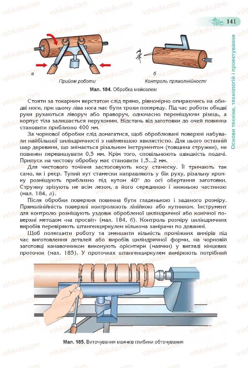 Страница 141 | Підручник Трудове навчання 7 клас Б.М. Терещук, С.М. Дятленко, В.М. Гащак 2015 Для хлопців