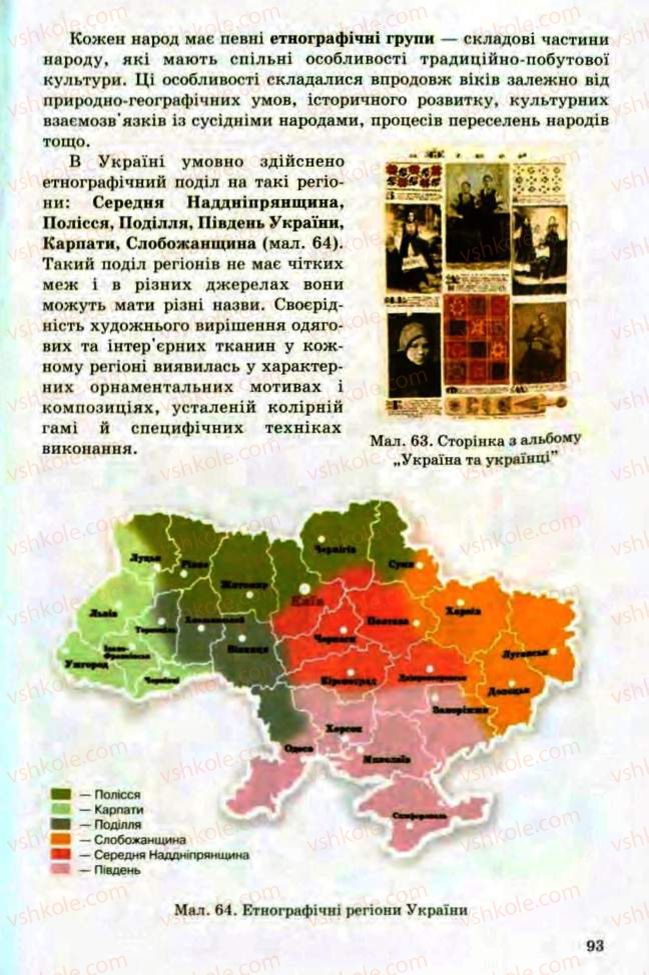 Страница 93 | Підручник Трудове навчання 8 клас Т.С. Мачача, Л.I. Денисенко, О.П. Гнеденко 2008 Обслуговуючі види праці