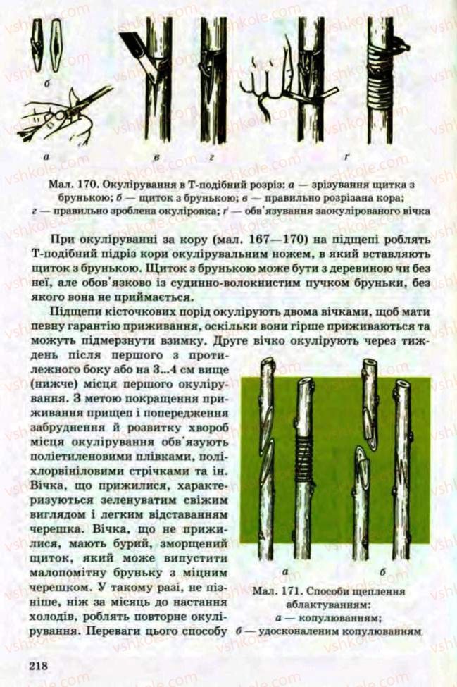 Страница 218 | Підручник Трудове навчання 8 клас Т.С. Мачача, Л.I. Денисенко, О.П. Гнеденко 2008 Обслуговуючі види праці