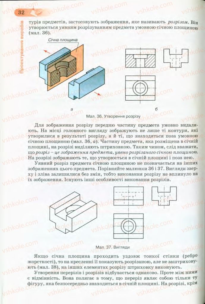 Страница 32 | Підручник Трудове навчання 8 клас Б.М. Терещук, В.І. Туташинський, В.К. Загорний 2008 Технічні види праці