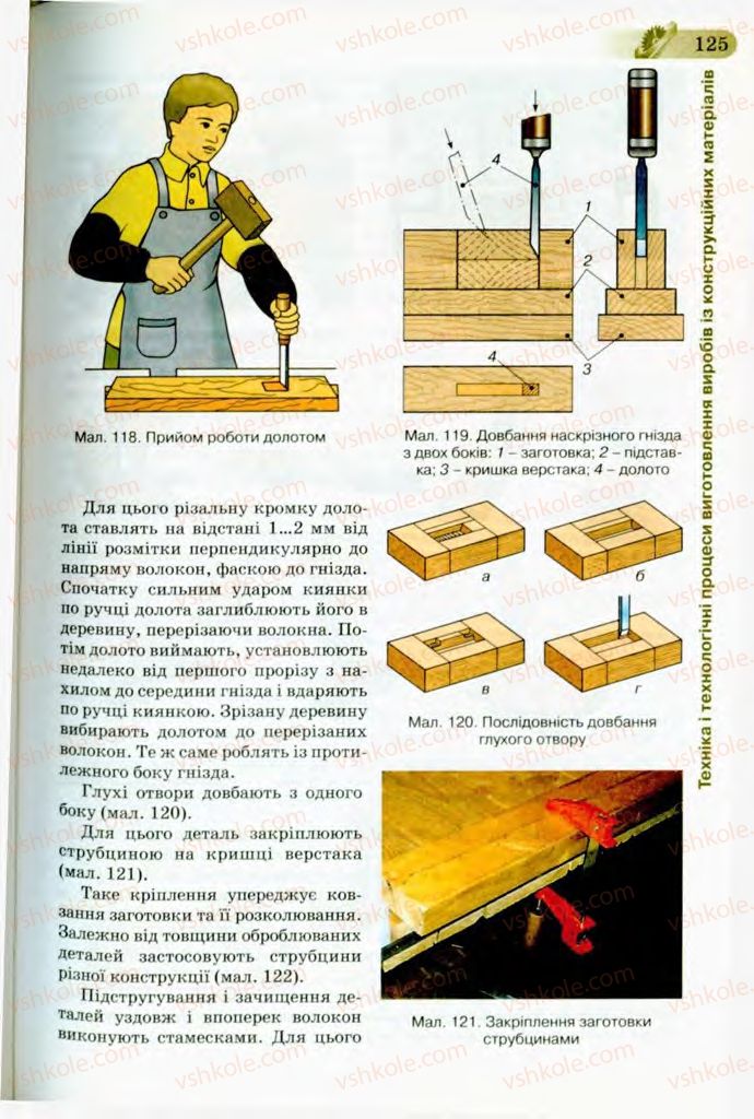 Страница 125 | Підручник Трудове навчання 8 клас Б.М. Терещук, В.І. Туташинський, В.К. Загорний 2008 Технічні види праці