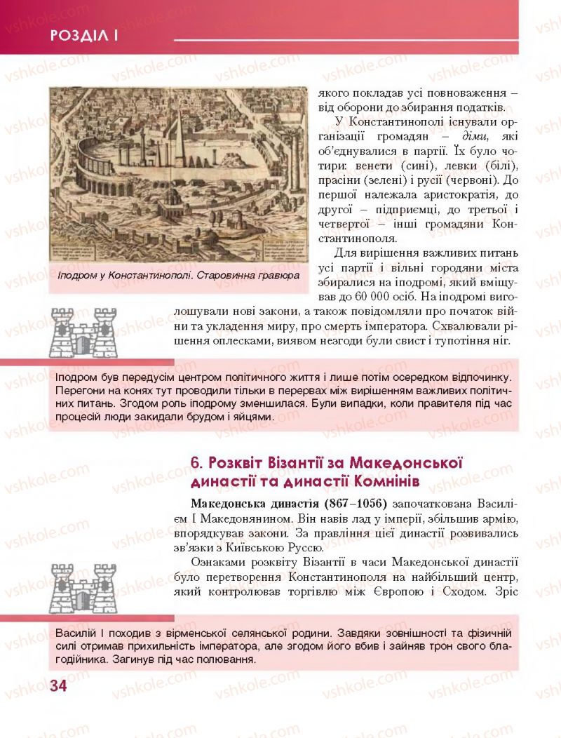 Страница 34 | Підручник Всесвітня історія 7 клас О.І. Бонь, О.Л. Іванюк 2015