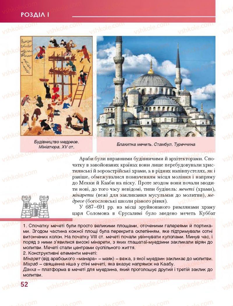 Страница 52 | Підручник Всесвітня історія 7 клас О.І. Бонь, О.Л. Іванюк 2015