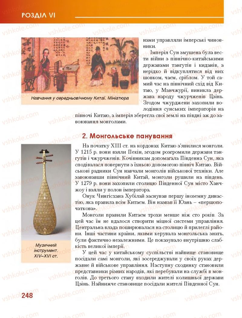 Страница 248 | Підручник Всесвітня історія 7 клас О.І. Бонь, О.Л. Іванюк 2015