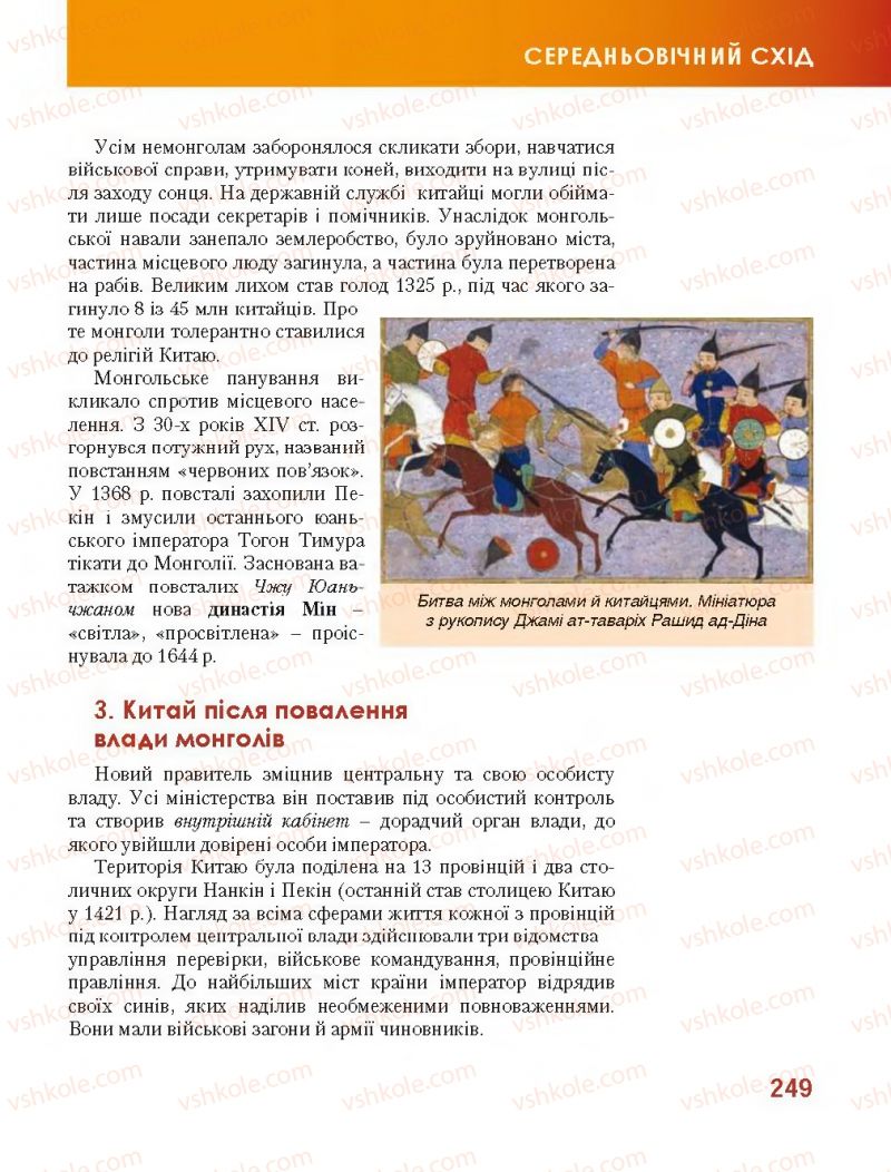 Страница 249 | Підручник Всесвітня історія 7 клас О.І. Бонь, О.Л. Іванюк 2015
